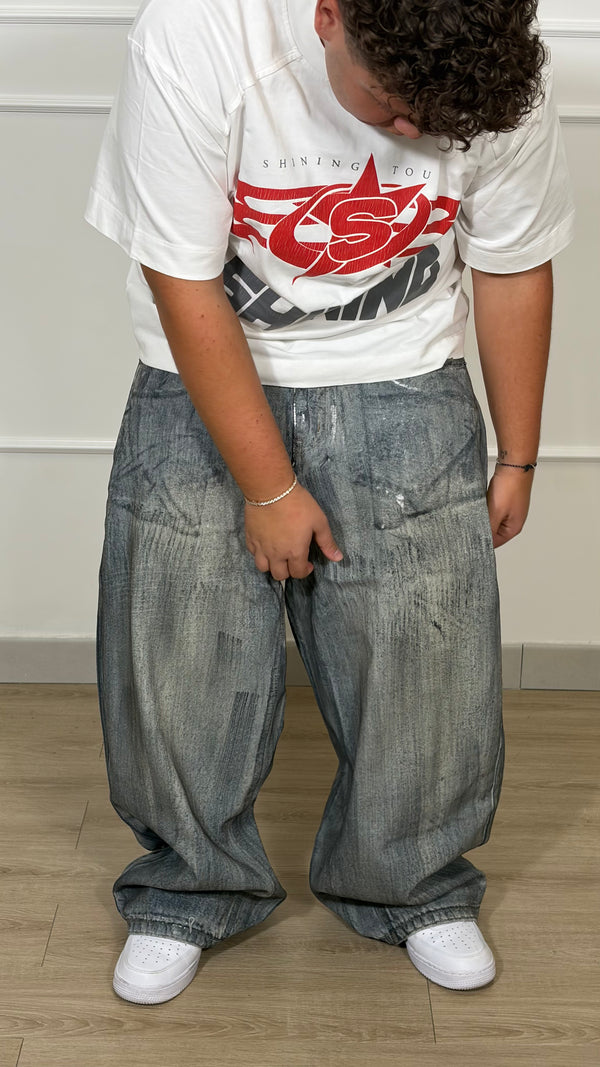 Jeans Marmoring
